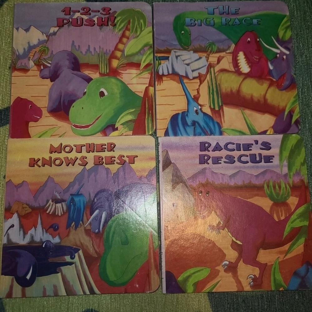 Colorful Dinosaur Children's Books Set